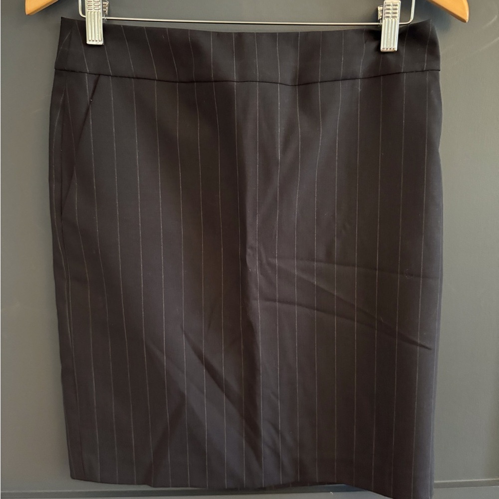 Banana Republic Pinstripe Pencil Skirt